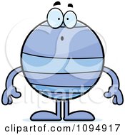 Clipart Surprised Neptune Royalty Free Vector Illustration