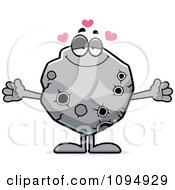 Clipart Loving Asteroid Royalty Free Vector Illustration