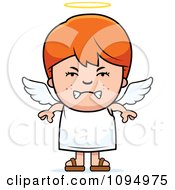 Poster, Art Print Of Mean Red Haired Angel Boy