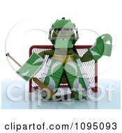 Poster, Art Print Of 3d Hockey Tortoise Goalie