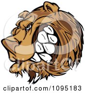 Angry Growling Bear Mascot Head