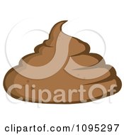 Clipart Pile Of Poop Royalty Free Vector Illustration by Hit Toon