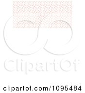 Clipart Pink Ornamental Circles And White Copyspace Royalty Free Vector Illustration