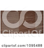 Poster, Art Print Of Wood Grain Wedding Invitation With Ornate Circles Bordering Copyspace With Rules