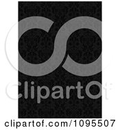 Clipart Dark Damask Background Royalty Free Vector Illustration