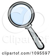 Clipart Magnifying Glass 1 Royalty Free Vector Illustration by Hit Toon