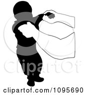 Poster, Art Print Of Hands Holding Up A Silhouetted Baby During His First Steps