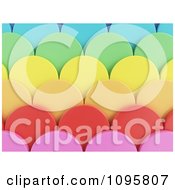 Poster, Art Print Of 3d Colorful Scallops 2