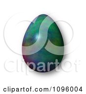 Poster, Art Print Of 3d Colorful Easter Egg And Shadow