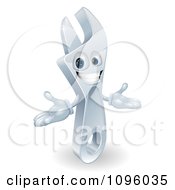 Poster, Art Print Of 3d Welcoming Spanner Wrench Character