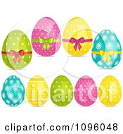 Poster, Art Print Of 3d Polka Dot And Floral Easter Eggs