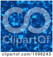 Poster, Art Print Of Textured Blue Animal Fur Background