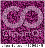 Background Pattern Of Neon Pink Leopard Spots