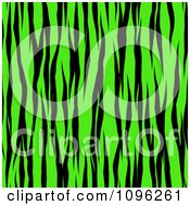 Poster, Art Print Of Background Pattern Of Zebra Stripes On Neon Green