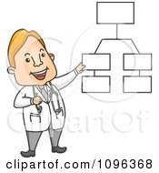 Poster, Art Print Of Male Doctor Explaining A Diagram