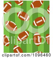 Clipart Seamless American Football Background Pattern Royalty Free Vector Illustration