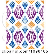 Clipart Seamless Gem Background Pattern Royalty Free Vector Illustration