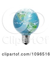 Poster, Art Print Of 3d American Light Bulb Globe