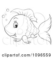 Poster, Art Print Of Happy Black And White Fish