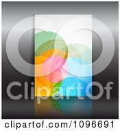 Poster, Art Print Of Colorful Circle Flyer Over Gray Background