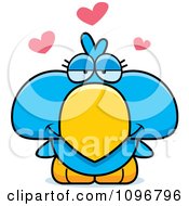 Poster, Art Print Of Blue Bird Chick In Love