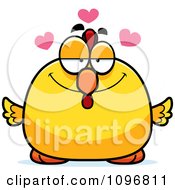 Poster, Art Print Of Chubby Rooster Chick In Love