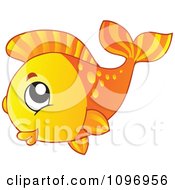 Poster, Art Print Of Happy Orange Fish