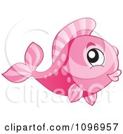 Poster, Art Print Of Happy Pink Fish