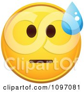 Poster, Art Print Of Crying Yellow Cartoon Smiley Emoticon Face 7