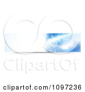 Clipart Blue Water Splash Banner 2 Royalty Free Vector Illustration by MilsiArt