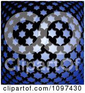 Clipart Black And Blue Star Background Royalty Free CGI Illustration