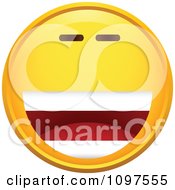 Poster, Art Print Of Laughing Yellow Cartoon Smiley Emoticon Face 1