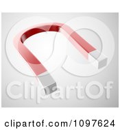 Clipart 3d Red Magnetic Science Horseshoe Royalty Free CGI Illustration