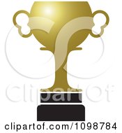 Clipart Golden Trophy Cup Royalty Free Vector Illustration