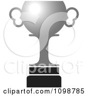 Clipart Silver Trophy Cup Royalty Free Vector Illustration by Lal Perera