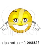 Yellow Drooling Smiley Emoticon
