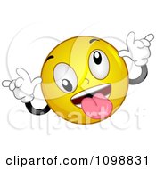 Poster, Art Print Of Yellow Teasing Smiley Emoticon