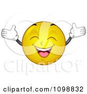 Poster, Art Print Of Yellow Cheerful Smiley Emoticon