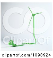3d Green Wind Energy Turbine Power Cable