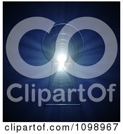 Clipart 3d Blue Keyholes With Bright Light Shining Through Royalty Free CGI Illustration by Mopic