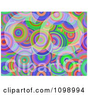 Poster, Art Print Of Seamless Background Of Vibrant Circles
