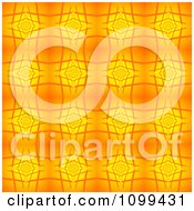 Poster, Art Print Of Yellow And Orange Patterned Background