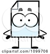 Poster, Art Print Of Document Mascot With Hands On Hips