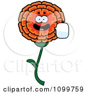 Talking Marigold Flower Character