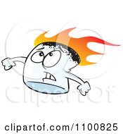Stressed Flaming Marshmallow