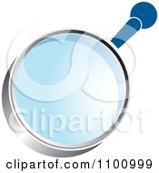 Poster, Art Print Of Blue Handled Magnifying Glass
