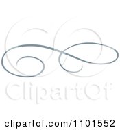 Clipart Gray Swirl Design Element 3 Royalty Free Vector Illustration