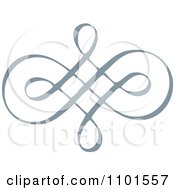 Clipart Gray Swirl Design Element 5 Royalty Free Vector Illustration