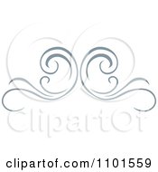 Clipart Gray Swirl Design Element 1 Royalty Free Vector Illustration