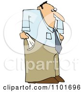 Poster, Art Print Of Businessman With Empty Pockets